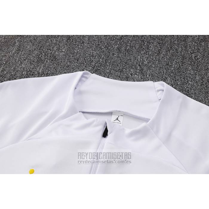 Chandal de Sudadera del Paris Saint-Germain Jordan Nino 2023-2024 Blanco